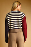 MIXED PATTERN CARDIGAN