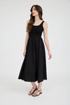 MIX MEDIA TANK MIDI DRESS