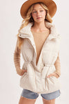 FUNNEL NECK PUFFER VEST
