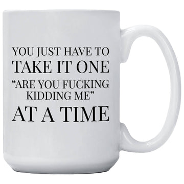 ARE YOU FUCKING KIDDING ME MUG