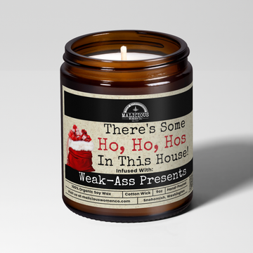HO HO HOS IN THE HOUSE CANDLE