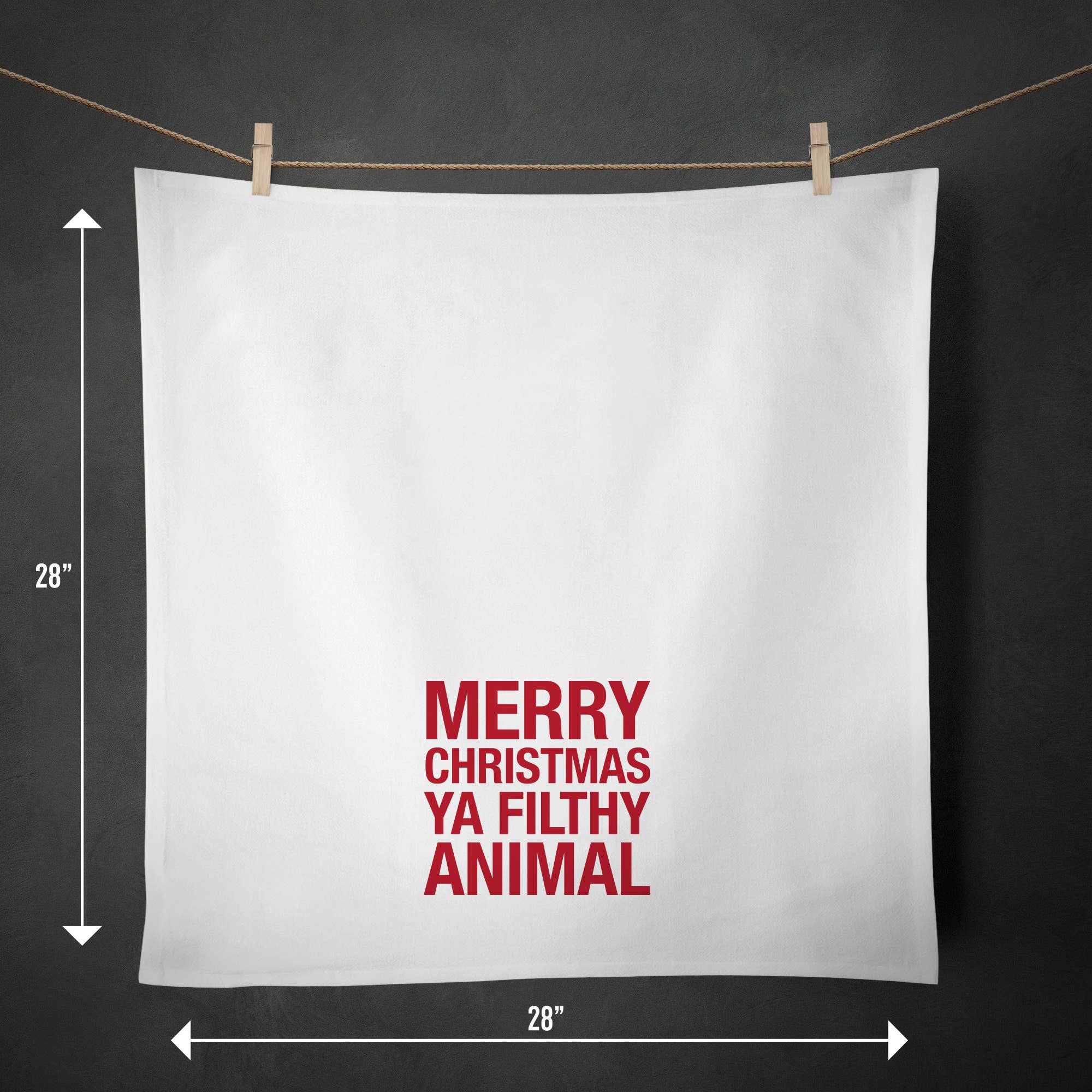 YA FILTHY ANIMAL KITCHEN TOWEL - Thumbnail 3