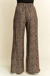 LEOPARD TROUSER RED PANEL