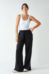 BLACK TRACK PANTS