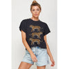 TIGERS GRAPHIC CROP TOP