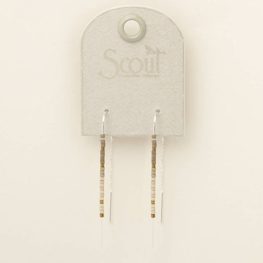 CHROMACOLOR SILVER THREAD EARRINGS