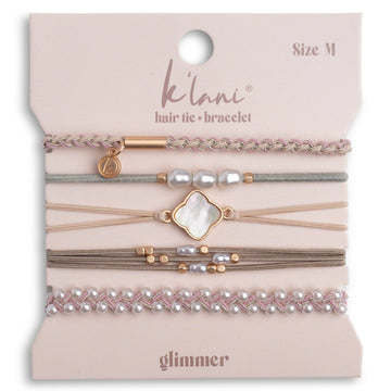 GLIMMER HAIR TIE BRACELETS