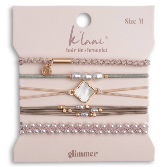 GLIMMER HAIR TIE BRACELETS