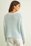 ROUND NECK KNITTED TOP