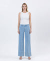 SIDE POCKET WIDE JEANS