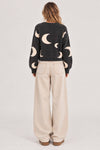 MOON GRAPHIC SWEATER