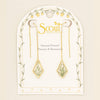 PRESSED FLOWER THREAD EARRINGS