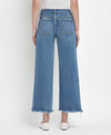 HIGH RISE CROP WIDE LEG JEANS
