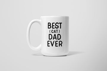 BEST CAT DAD EVER MUG