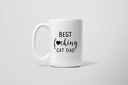 BEST FING CAT DAD MUG