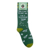 YOU CAN'T SCARE ME SOCKS