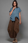 COLLAR DENIM SHIRT