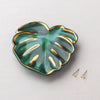 LEAF DISH & STUD SET