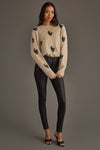 TAN SKULL SWEATER