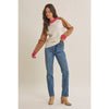 COLORBLOCK CREWNECK SWEATER