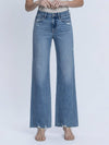 SLANT SIDE SEAM FLARE JEANS