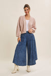 BALLOON SLEEVE CARDIGAN