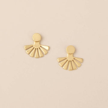 SUNBURST EAR JACKET GOLD