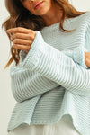 ROUND NECK KNITTED TOP