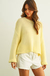 ROUND NECK KNITTED TOP