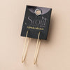 COSMIC OVAL GOLD EARRING