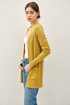 OPEN FRONT ESSENTIAL CARDIGAN