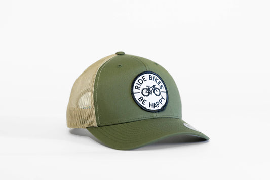 RIDE BIKES BE HAPPY HAT