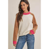 COLORBLOCK CREWNECK SWEATER