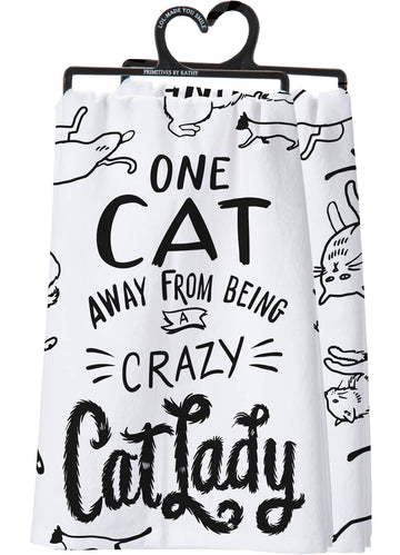 CRAZY CAT LADY KITCHEN TOWEL