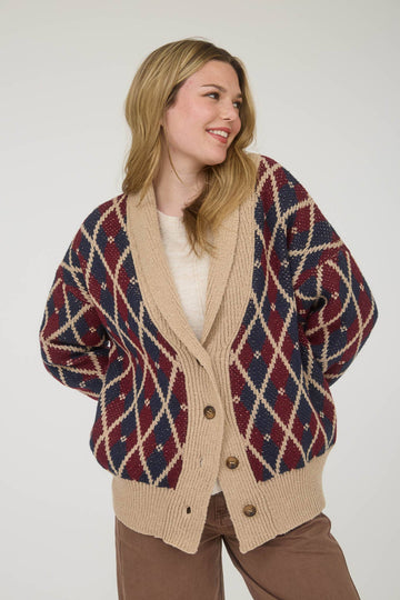 BUTTON DOWN KNIT CARDIGAN