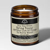 CROSS DYING YOUNG OFF YOUR LIST CANDLE