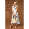 CAP SLEEVE MAXI DRESS