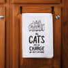 THE CATS ARE IN CHARGE KITCHEN TOWEL