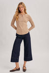 HENLEY SNAP BUTTON FRONT