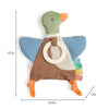 MALLARD CRINKLE TOY WITH TEETHER