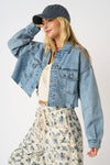 CROPPED DENIM JACKET