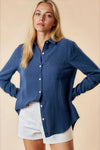 TEXTURED COTTON SHIRT