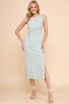 SIDE TWIST CUT-OUT DRESS