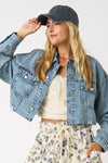 CROPPED DENIM JACKET