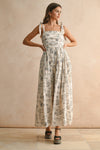 TOWN PRINT LONG DRESS