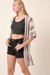 TRIBAL PRINT CARDIGAN