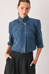 DENIM CROP JACKET