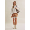 POLKA DOT COTTON SWEATER