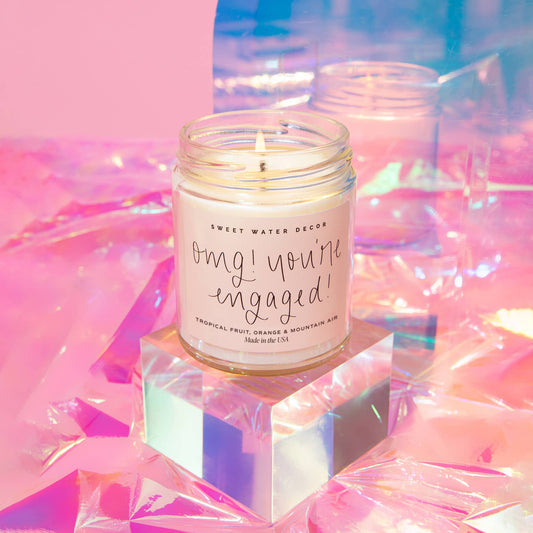 OMG! YOU'RE ENGAGED CANDLE
