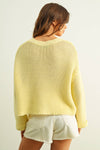 ROUND NECK KNITTED TOP